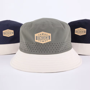 Gorra de Sol para Hombre de Poliéster de Secado Rápido, con Logotipo Personalizado al por Mayor, de Alta Calidad, con Etiqueta de Plástico Impermeable y Corte Láser - Product Image 3