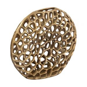 Contemporary Bronze Tabletop <b>Vase</b> with Geometric Pattern Handmade for Home Decor Living Room Interior Design for Home Decor - Product Image 6