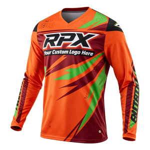 Jersey de Motocross de Manga Larga para Adultos, Impresión Digital de Calidad, Nuevo Diseño Personalizado para Equipos, Venta al Por Mayor - Product Image 3