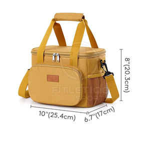 Best Selling Custom Insulated Meal Prep Lunch <b>Cooler</b> <b>Bag</b> with High Quality Polyester Durable & Eco-Friendly Design - Product Image 4