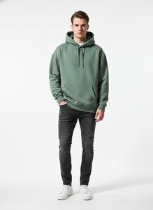 2026 Hot Sales Custom Embroidered logo 100% Cotton <b>Men's</b> Hoodies Custom Hoodie Sweatshirt Embroidered - Product Image 5