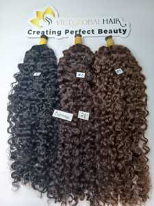 Les meilleurs produits pour femmes extensions de cheveux humains vierges bouclés birmans cheveux vietnamiens crus doublement étirés produits de beauté de haute qualité - Product Image 4