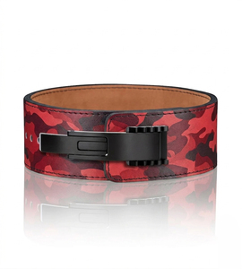 Cinturón de Soporte Lumbar Ajustable con Palanca, Camuflaje Rojo, para Entrenamiento, Levantamiento de Pesas, Soporte Lumbar, Cinturones Ajustables Unisex - Product Image 4