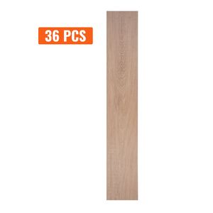 Piastrelle Autoadesive in Vinile 36 X 6 Pollici, 36 Pezzi, Spessore 2,5mm, Effetto Legno Naturale, Pavimentazione Fai-da-Te per Cucina, 5mm EIR - Product Image 1