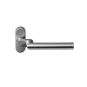 Manija de Puerta Elegante de Acero Color Negro para el Hogar, Personalizada con Barra de Privacidad y Cerradura, Herrajes para Puertas Interiores - Product Image 5