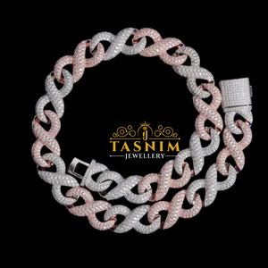Cadena Cubana de Plata de Ley 925 con Diamantes de Moissanita de Primera Calidad para Bodas y Fiestas a un Precio Accesible - Product Image 1