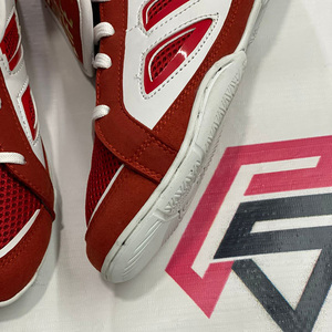 No Boxing No Life - Zapatos de Boxeo de Cuero Premium, Color Personalizado, Logotipo Personalizado, Cierre con Cordones, Antideslizantes, Alta Calidad, Duraderos - Product Image 4