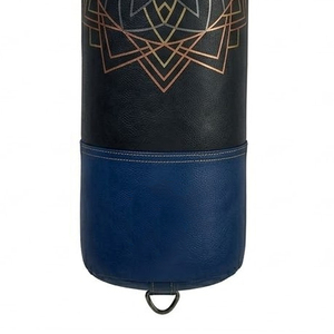 Sac de frappe en cuir avec motif Mandala, base bleue, écologique, léger, unisexe, pour adultes - Product Image 2