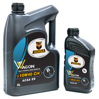 Huiles lubrifiantes Avana Huile moteur diesel Huile de base entièrement synthétique 10W40 Certifiée ISO 9001 Faible teneur en SAPS Haute performance Total Lubricants
