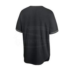 Uniforme de baseball avec impression de logo personnalisé Offre Spéciale dernière conception avec ensembles de couleurs unies respirantes - Product Image 5