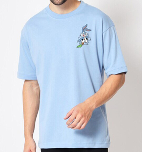T-shirt en coton imprimé personnalisé de haute qualité pour homme, coupe classique, col rond, basique, pour la mode estivale et le confort quotidien - Product Image 1