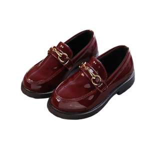 Zapatos de Otoño para Niñas, Unisex, Punta Redonda, Cuero Genuino, Duraderos, Fabricante Mayorista - Product Image 4