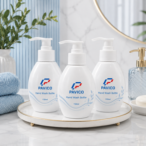 Botella Redonda de PET Blanca de 150 ml con Bomba para Jabón Líquido, Fabricante de Vietnam - Product Image 3