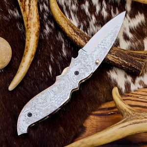 Premium Selling Custom Handmade Damascus Steel Folding Pocket Knife OEM Design <b>Back</b> Lock High Durability Pakka Wood Handle <b>Drop</b> - Product Image 2
