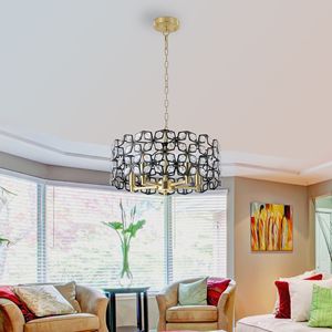 Lampadario di cristallo moderno, - Product Image 1