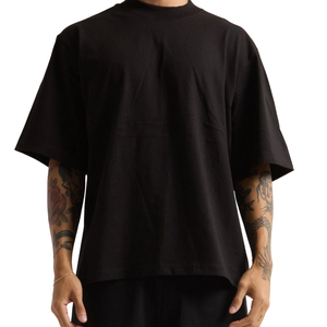 ราคาโรงงาน OEM เสื้อยืดสั่งทำพิเศษ ผ้าฝ้าย 100% สกรีนโลโก้ตามสั่ง เสื้อยืดโอเวอร์ไซส์ผู้ชาย ผู้ผลิตในปากีสถาน - Product Image 5
