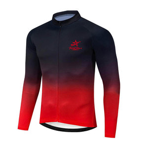 Ensemble de maillots de cyclisme coupe-vent personnalisés pour adultes, uniforme d'équipe, vêtements de sport légers, respirants et à séchage rapide - Product Image 2