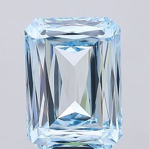 Diamante Azul Intenso de 20.04CT, Corte Ashoka, Cultivado en Laboratorio, VS1, para Anillo Personalizado, Gema Suelta de Lujo - Product Image 3