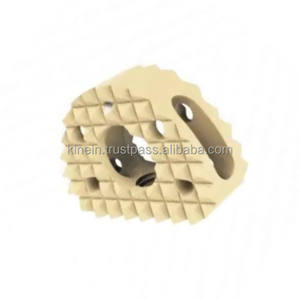 Cage cervicale antérieure en PEEK pour implant de fusion intercorporelle cervicale ACDF, kit de système orthopédique de stabilisation de la colonne vertébrale radiolucent - Product Image 6