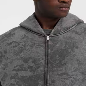 Nueva Llegada, Venta Especial, Sudaderas con Capucha para Hombre, Lavado Ácido, Diseño Personalizado al por Mayor, 100% Algodón, Invierno, Alta Calidad - Product Image 5