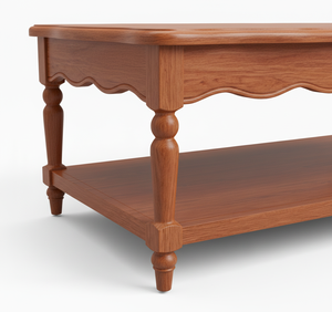 Mesa de Centro Inflable Plegable Ecológica Moderna, Muebles de Madera de Acacia Sólida, Fabricación Personalizada OEM ODM, Venta al Por Mayor, Exportación - Product Image 3