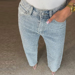 Women Rhinestone <b>Pant</b> Casual Wear Best Selling Design Women Rhinestone <b>Pant</b> Trendy Look Women Rhinestone <b>Pant</b> - Product Image 5