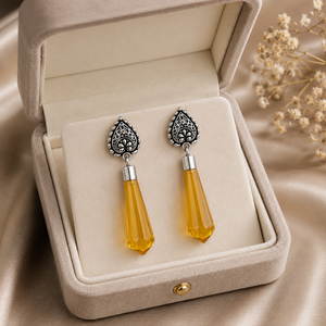 Trusted Supplier ARTS JEWELS Antique <b>Silver</b>-Plated Crystal Rhinestone <b>Dangle</b> Drop <b>Earrings</b> Women Jewelry for Anniversary | - Product Image 3