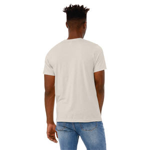 Camiseta de Manga Corta Extra Grande de Algodón Tejido para Hombre, Impresión de Logotipo Personalizado, Transpirable, Ligera, de Alta Calidad, Impresión Serigráfica - Product Image 3