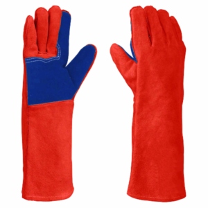 Guantes de Soldadura de Alta Resistencia y Calidad Premium, Protección Industrial Duradera, Reforzados con Cuero Vacuno, Transpirables y Suaves - Product Image 2