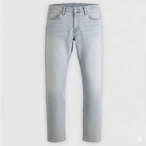 Pantalon en jean décontracté pour homme, matière légère et respirante, look élégant, parfait pour un style de vie moderne quotidien - Product Image 1