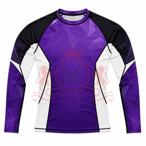 Flexible <b>Compression</b> <b>Shirt</b> With Soft Touch Material Rash Guard For Active Lifestyle Rash Guard - Product Image 4