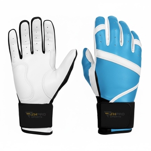 Guantes de Bateo de Béisbol de Cuero Premium con Puño Largo, Guantes de Bateo de Softbol, Guantes de Bateo para Deportes - Product Image 5