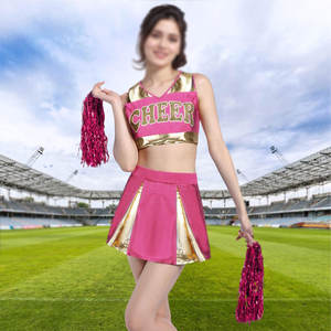 Nouvelle tenue de sport style cheerleading, prix raisonnable, vente directe d'usine, uniforme de cheerleading sans manches - Product Image 6