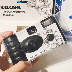 กล้องถ่ายรูปใช้แล้วทิ้ง LOMOPIE ของขวัญแต่งงาน แบตเตอรี่ AA ฟิล์มพลาสติก 35 มม. ใช้ครั้งเดียว โฟกัสคงที่ พร้อมไฟแฟลช รับผลิตแบบ OEM - Product Image 4