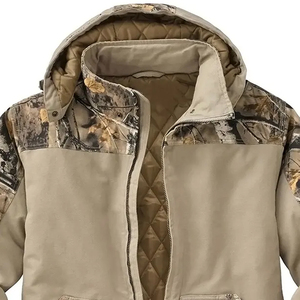 Veste de chasse coupe-vent unisexe à imprimé camouflage, manches longues, softshell, vêtements d'extérieur pour l'hiver - Product Image 4