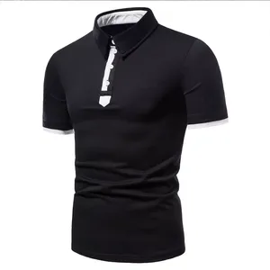 Nouveau design, séchage rapide, logo personnalisé, polos à manches courtes pour hommes, polos décontractés pour hommes, vêtements de sport en coton - Product Image 3