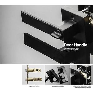 Set Serratura a Cilindro Singolo con Chiave, Maniglia per Porta Esterna con Serratura a Cilindro, Leva per Porta Anteriore di Marca [Nome del Marchio] - Product Image 2