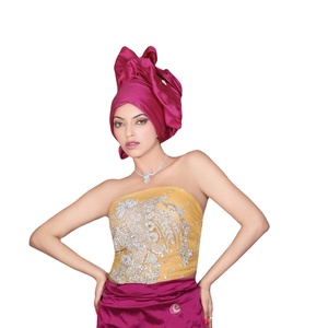 Precio al por mayor fabricante africano George Wrapper último diseño bordado personalizado ropa tradicional africana - Product Image 1