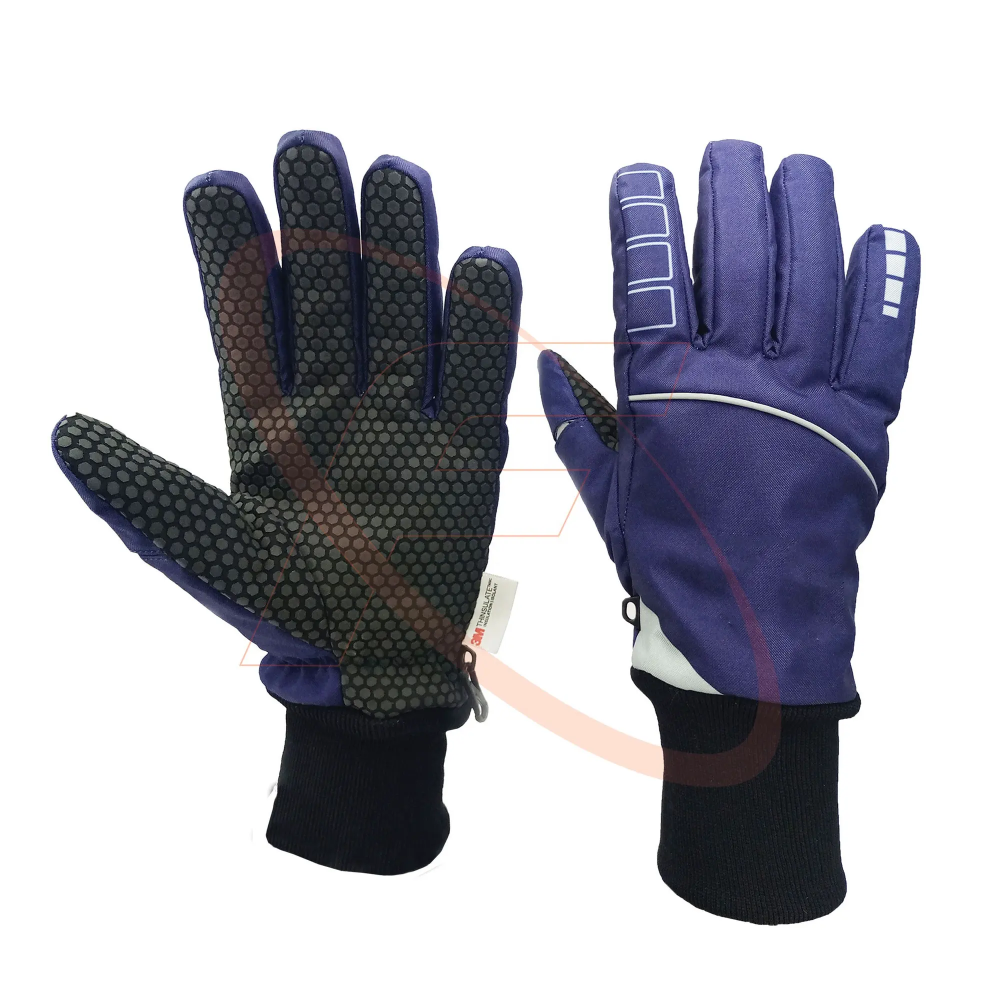 Guantes de invierno impermeables para pantalla táctil para hombres y mujeres, Guantes térmicos cálidos con estampado de silicona para pantalla táctil, Guantes de Invierno para Invierno