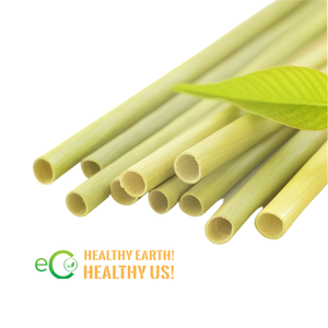 GRAN OFERTA Eco2go Vietnam Pajitas de Hierba para Beber, Desechables, Ecológicas, Duraderas, Biodegradables, 100% Material Natural, Buen Precio - Product Image 1