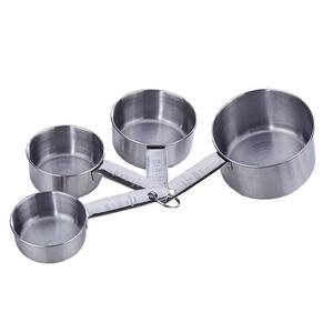 Bold Blossom High Quality Automatic 304 Stainless Steel <b>Measuring</b> <b>Spoons</b>-250ml Capacity Short Handle Modern Design Coffee Scoops - Product Image 1