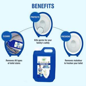 Limpiador de inodoros para limpieza profunda de manchas difíciles y cuidado completo de la higiene del baño con poderosa acción antimicrobiana - Product Image 3