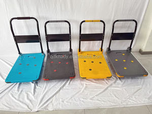 Troli Platform Baja Lipat Tugas Berat dengan Roda Putar Kapasitas 1000lbs untuk Penggunaan Penyimpanan Kantor Gudang - Product Image 6