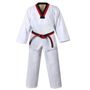 Uniforme de Taekwondo Duradero para Hombre, Transpirable, Ligero, de Alta Calidad, Poliéster/Algodón, Cómodo, para Entrenamiento Diario - Product Image 1