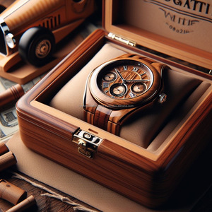 Cajas de reloj de madera con logotipo a medida para contenedores de embalaje de regalo Premium Almacenamiento de relojes de madera Premium - Product Image 3