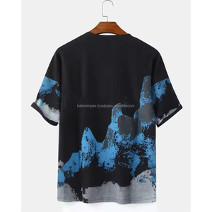 Fabriqué dans les meilleurs matériaux T-shirt de sublimation pour hommes T-shirt de sublimation imprimée de logo personnalisé pour hommes - Product Image 2