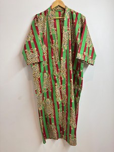 เสื้อคลุมผ้าฝ้ายลายเสือ น้ำหนักเบา พิมพ์ลายบล็อก - Product Image 3