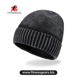 Gorro de Punto de Color Sólido, Gorro de Invierno Unisex para Adultos de 56-58 cm, Ropa Casual para Exteriores - Product Image 1
