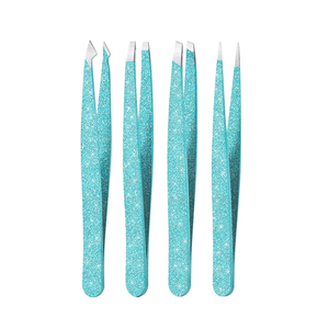 Pince à cils à pointe en fibre personnalisée avec logo, pour extensions de cils volume, marque privée - Product Image 2