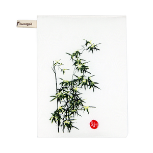 Toalla Hwangsil K Sagunga con Motivo de Cuatro Plantas Graciosas, Toalla de Mano Tejida de Algodón Premium para Baño - Product Image 4